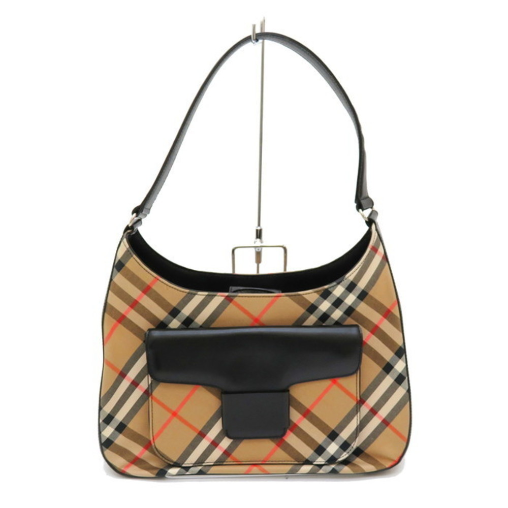 Burberry Check Pattern One-Shoulder Shoulder Bag … - image 1